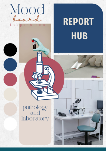 Blue Aesthetic Mood Board Brand Inspiration Poster